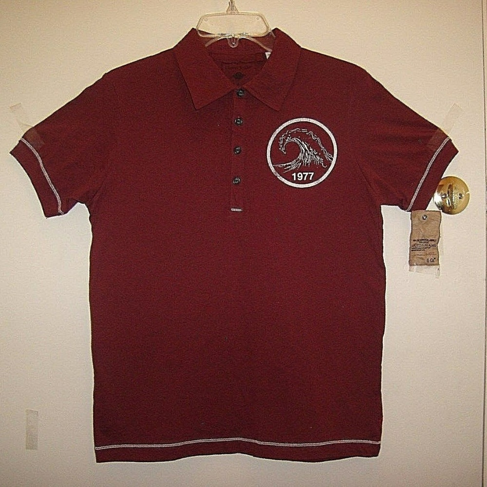 Vintage Polo Maroon Cotton Shirt Top
